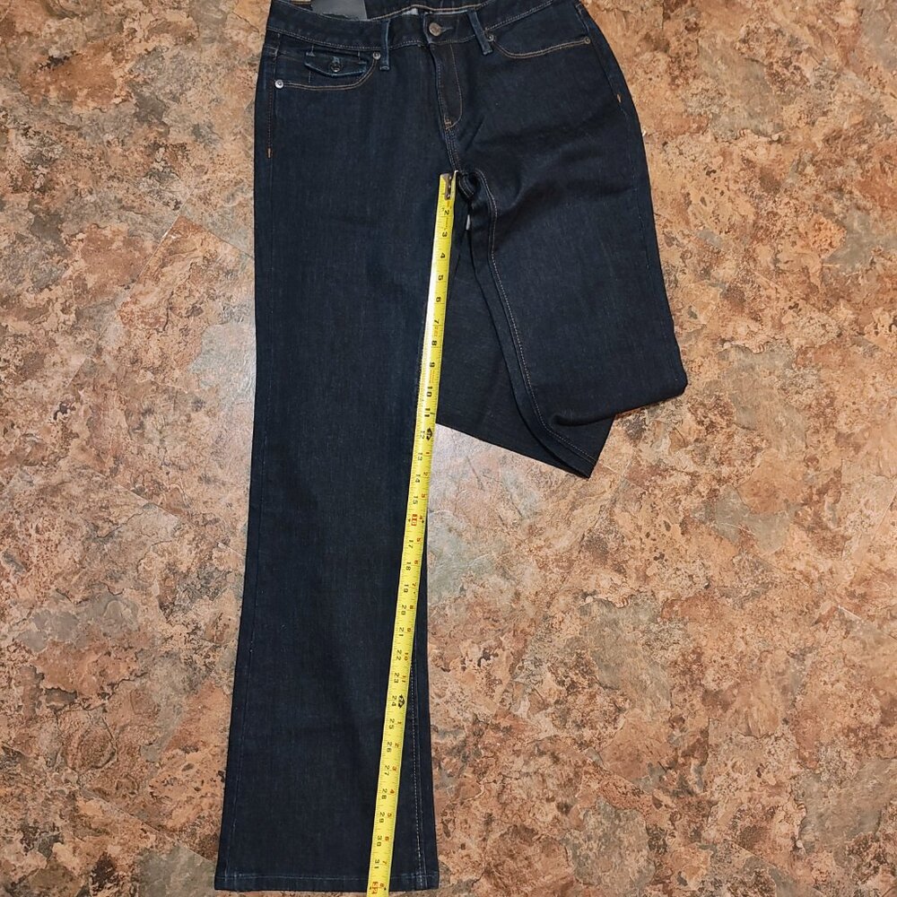 Banana Republic Jeans Womens 27/4R Dark Wash Boot Fit NWT MSRP 79.99 - Picture 4 of 11